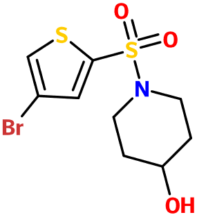 (图片) MC003237 1-[(4-Bromo-2-thienyl)sulfonyl]piperidin-4-ol